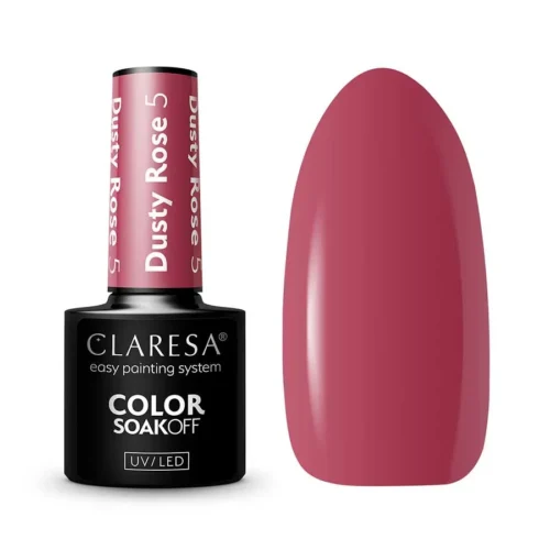 foto esmalte semipermanente dusty rose claresa 05
