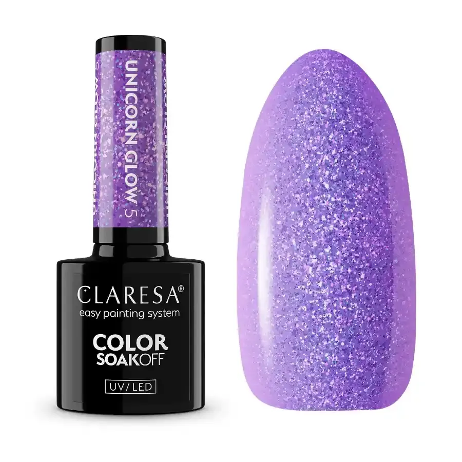 imagen esmalte semipermanente unicorn glow claresa 05