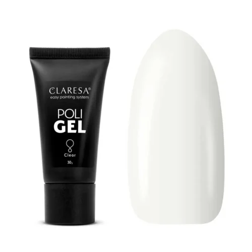 foto polygel transparente 30g claresa
