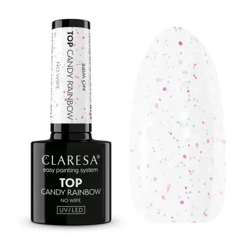 imagen top coat semipermanente candy rainbow no wipe claresa